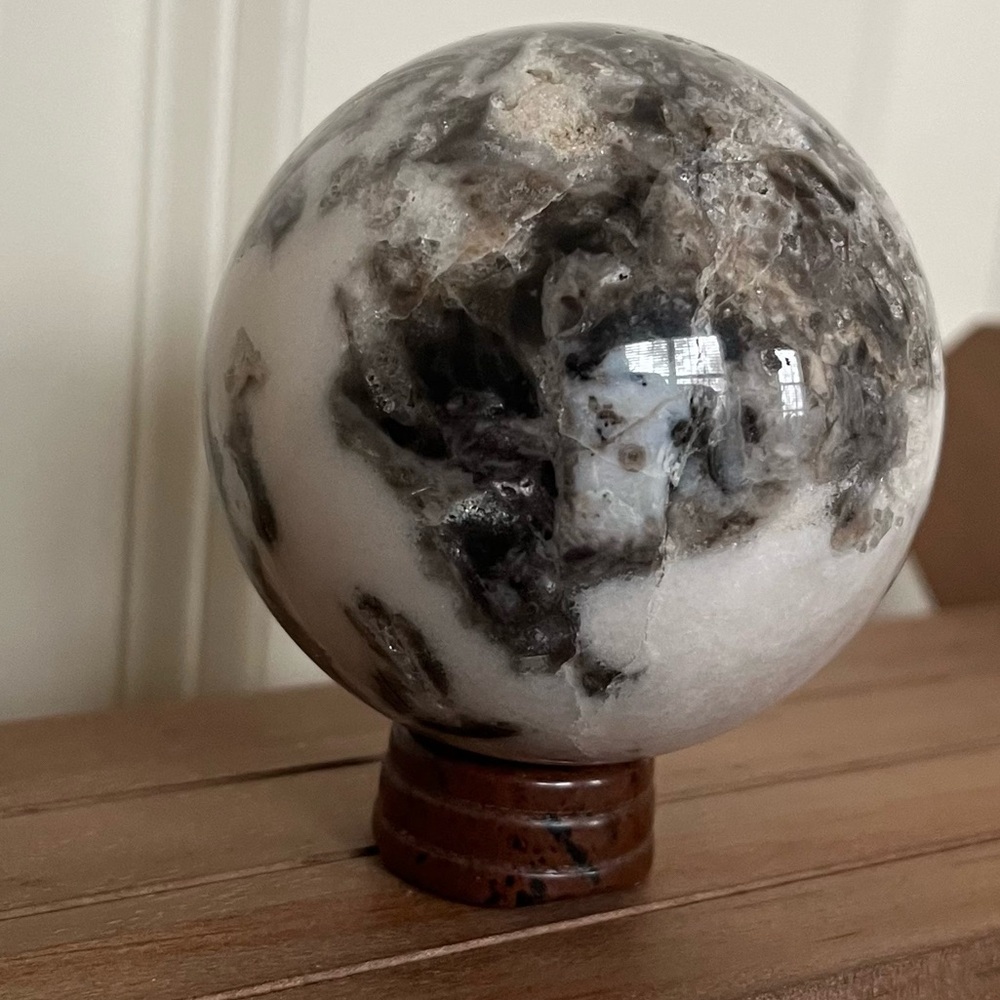 Sphalerite Sphere | Druzy Natural Stone Gemstone Crystal Ball